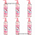 Kit 06 Unidades Loção Corporal Hidratante Marshmallow Hello Kitty Mia Make 667 - Imagem 1