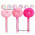 Kit 03 Unidades Lip Gloss Coelhinho Pompom Bobbi Rara BRB129212 - Imagem 1