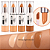 Base + Corretivo Dual Toned Tejar Makeup TJ290 Atacado Box 24 Unidades - Imagem 2