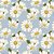 Tricoline daisy com poá azul 25x150cm - Un - Imagem 1