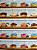 Tricoline digital faixas donuts 53x150cm - Un - Imagem 1