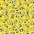 Tricoline magali fundo amarelo 25x150cm - Un - Imagem 2
