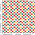 Tricoline amor amour corações multicores fundo branco 50x150cm - Un - Imagem 1