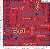 Tricoline amor amour te amo fundo vermelho 50x150cm - Un - Imagem 1
