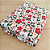 Tricoline natal flores fundo bege 50x150cm - Un - Imagem 1