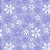 Tricoline floral doodle lavanda 50x150cm - Un - Imagem 1