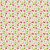 Tricoline digital cookies flores fundo verde 50x150cm - Un - Imagem 1