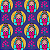 Tricoline nossa senhora fundo azul 50x150cm - Un - Imagem 1
