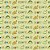 Tricoline dino fundo verde 50x150cm - Un - Imagem 1