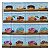 Tricoline 100% algodão barrados 50x148cm c/ 11 faixas - Donuts - Imagem 2