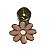 Cursor para Zíper nº5 – Modelo Margarida Rosa - Imagem 1