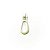 Cursor para Zíper nº5 – Modelo Gota – Off White - Imagem 1