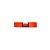 Fita Cetim Circulo 22mm x 10m N.05 Laranja Neon - Un - Imagem 1