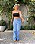 Calça jeans WIDE LEGS azul retrô - Imagem 8