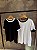 T-shirt ribana bicolor - Imagem 1