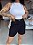 SHORT MOM JEANS BLACK - Imagem 1