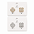 BRINCO FLOR COM STRASS - Imagem 1
