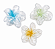 PRENDEDOR FLOR CHAPISCADO - Imagem 1