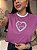 Blusa cropped LOVE YOURSELF LACE - Imagem 2