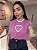 Blusa cropped LOVE YOURSELF LACE - Imagem 3
