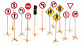 Conjunto Educação no Trânsito com 14 placas + semáforo - Imagem 1