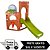 Playground Infantil Pocket Dinoplay com Escorregador e Cestinha - Freso - Imagem 1