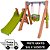 Playground Infantil Baby Dinoplay com Balanço e Escorregador - Freso - Imagem 1