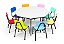 Conjunto Escolar Infantil Octagonal Colorido - Imagem 1