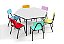 Conjunto Escolar Infantil Hexagonal Colorido - Imagem 1
