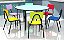 Conjunto Escolar Infantil Mesa Redonda com 6 Cadeiras - Imagem 1