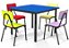 Conjunto Colorido Infantil com Mesa 80X80cm e 4 Cadeiras - Imagem 3