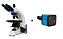 Microscópio Trinocular 1600x Série Blue + Câmera HDMI 10,5MP - Imagem 1