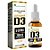 VITAMINA D3 400 UI / GOTA COLECALCIOFEROL SABOR LARANJA 30ML FLORA NATIVA - Imagem 1