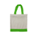 Sacola Ecobag Algodão Bi-color C/Zíper - A=40 X L=40 - Imagem 12