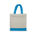 Sacola Ecobag Algodão Bi-color C/Zíper - A=40 X L=40 - Imagem 4
