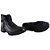 BOTA UNISEX COTURNO MOTOCICLISTA EM COURO NATURAL COR PRETA 271 - Imagem 4