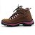 BOTA FEMININA COTURNO ADVENTURE COURO NATURAL COR RATO/ROSA A019 - Imagem 4