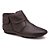 BOTA FEMININA CANO CURTO ANKLE BOOT EM COURO LEGÍTIMO FRANCA BRASIL COR BROWN 7810 - Imagem 3