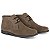 BOTA MASCULINA BOTINA EM COURO NATURAL CHELSEA CAFÉ COM SOLA PRETA E503 - Imagem 4