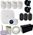Kit de Alarme Intelbras 1 Central AMT 2018 EG Com Discadora + 4 Sensores IVP 2000 SF - Imagem 1