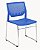 Cadeira Fixa Conect Moov Azul  Base Cromada - Avantti - Imagem 1