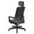 Cadeira de Escritório Presidente Aldrix Com Apoio de CabeçaTela Mecanismo Relax Base Standard Braço Fixo RPU - Kingflex - Imagem 3