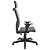 Cadeira Brizza Presidente Com Encosto de Cabeça e Back Plax Cinza - Plaxmetal - Imagem 3