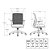 Cadeira Lead 1602 Tela com Apoio Lombar Syncrom Estrutura Preta - Imagem 4