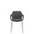 Cadeira Vesper Diálogo 4 pés Fixa com Assento Estofado – Plaxmetal - Imagem 1