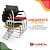 Cadeira Fixa Empilhável Piena Base Cromada Encosto Estofado Plaxmetal - Imagem 4
