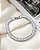 Pulseira Riviera Zircônia Bagete em Aço Inoxidável Linha Premium - Imagem 2