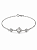 Pulseira Trevo com Dois Pontos de Luz em Prata 925 - Imagem 3