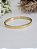 Bracelete Liso em Aço Inoxidável Banhado a Ouro - Imagem 6
