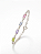 Pulseira Zircônias Retangulares Coloridas em Prata 925 - Imagem 3